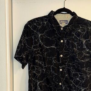 Marble Button Up Shirt
